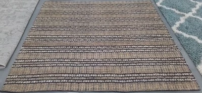 NAVY / NATURAL 6'-6" x 6'-6" Flaw in Rug, Reduced Price 1172786727 NFB651N-7SQ - Image 1 of 4