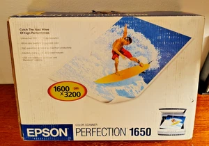 Vtg Retro Epson Perfection 1650 Scanner Photo/Negative/Slide/Film/35mm/4x5 GOOD! - Afbeelding 1 van 4
