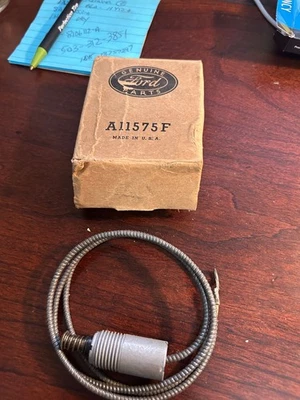 1928-1931 NOS Ford Model A Ignition Switch FOMOCO A11575F Tudor Truck USA MADE - Image 1 of 3