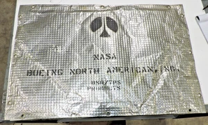 NASA Exhaust heatshield w/ eyelits 24 x 16 New, no heat NICE NASCAR - Picture 1 of 4