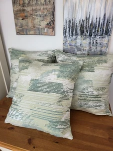 Set Of 3 New, Handmade Cushion Covers. Made From "Hockley" By Villa Nova Fabric. - Picture 1 of 9