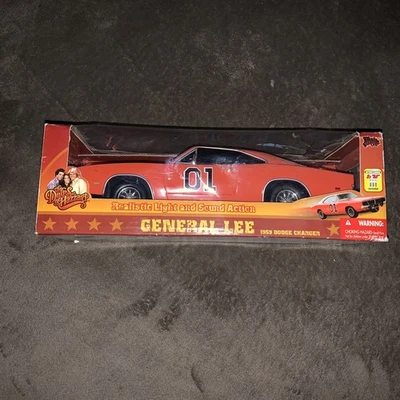 General Lee 1969 Dodge Charger Dukes of Hazzard 1:18 Scale Light & Sound Action - Image 1 of 4