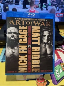 GCW Art Of War 2017 Bluray Wrestling Game Changer ECW WWE AEW NJPW TNA NWA - Picture 1 of 3