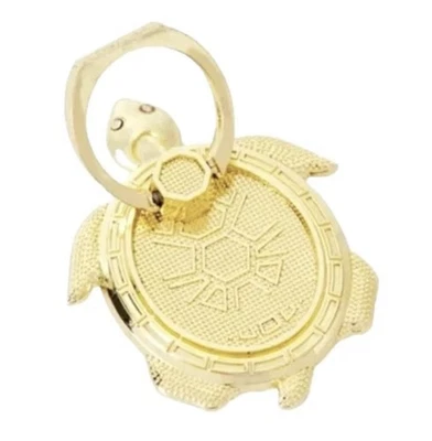 Lilly Pulitzer Turtle Critter Phone Ring Gold Metallic Nwt Sealed Bag - Image 1 of 4
