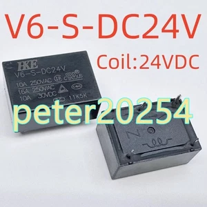2 Stück Neu V6-S-DC24V 4-poliges Relais #TT - Bild 1 von 1