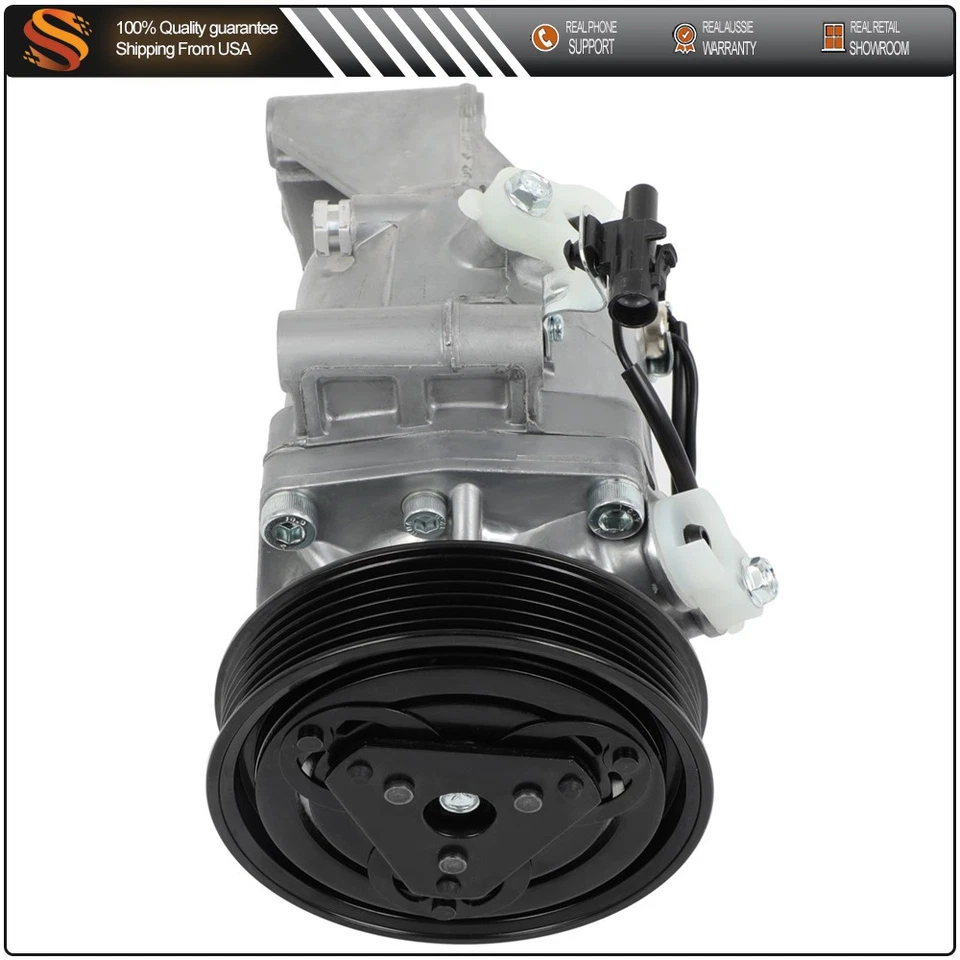 A/C Compressor with Clutch for 2010-2013 Suzuki SX4 2012 SX4 Crossover 2.0L - Image 1 of 4