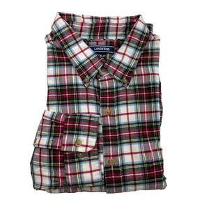 Lands' End Flanellhemd kariert Knopfleiste Langarm traditionelle Passform Herren XL Tall - Bild 1 von 7