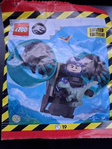 Lego Jurassic Ranger Helipack & Raptor 122505 Bolsa de Papel Nuevo en Paquete (Estante Menor) - Imagen 1 de 6