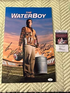 Adam Sandler Rob Schneider Signed Waterboy Poster 11X 17 JSA Authentication COA - Picture 1 of 1