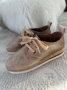 See by Chloé modischer Schuh im Espadrille-Style Gr. 41 gold-schimmernd neu - Bild 1 von 10