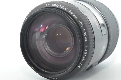 【Excellent+++++】Minolta AF APO TELE ZOOM 100-300mm 1:4.5(32)-5.6　From Japan - Image 1 of 4