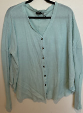 Out From Under Women light green Cardigan M