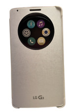 LG Quick Circle Snap-On Folio Case for LG G3 - White