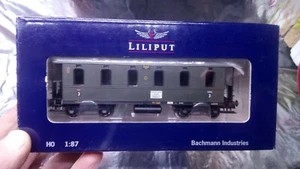 * Liliput 381903 Passenger Boggie Coach DRG Epoch 2 3rd Class 1:87 HO - Picture 1 of 7