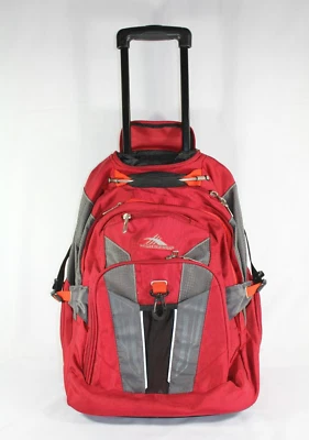 "Mochila de mano High Sierra RUEDAS para computadora portátil mango emergente 20"" rojo, gris, negro" Foto 1 de 4