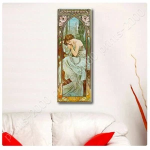 Repos De La Nuit by Alphonse Mucha | Poster or Wall Sticker Decal | Wall art - Picture 1 of 18