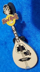 Instrumento de guitarra laúd Atenas Grecia Bouzouki 2004 café blanco pin Hard Rock Café - Imagen 1 de 1