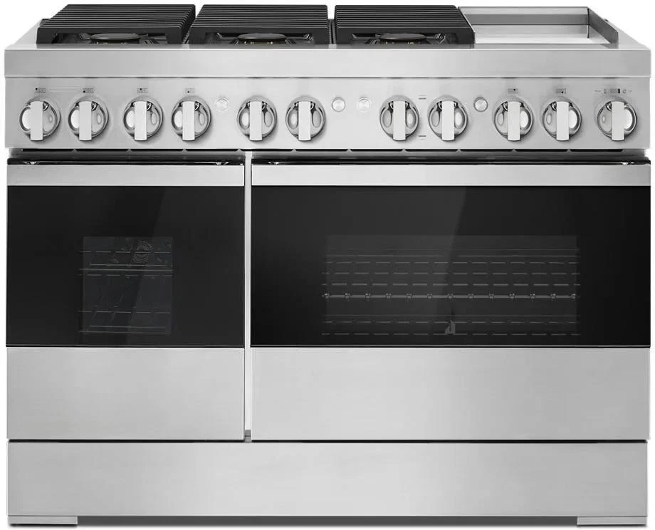 Nuevo en caja JennAir Noir 48" 6 quemadores + plancha inteligente doble combustible gama estilo profesional JDSP548HM Foto 1 de 1