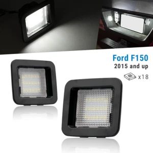 Bright White LED Tag License Plate Light Bulbs Assembly For 2015-2018 Ford F-150 - Imagen 1 de 7