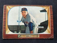 1955 Bowman Baseball Card # 220 Jim Hearn - New York Giants (VG)