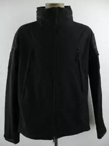 Men's sz L Condor 602 Summit Soft Shell Tactical Jacket Black Hooded Army Combat - Picture 1 of 24