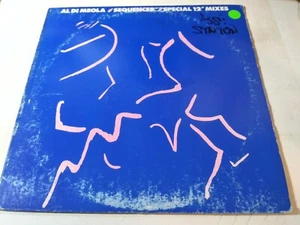 Al Di Meola Sequencer VG+ Original Promo Columbia 12" Single Record 1984 FUSION - Imagen 1 de 5