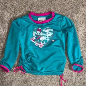 Disney Cruise line girls XS rash guard swim, cover, sun protection shirt top - Picture 1 of 8