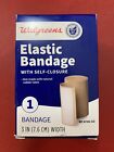 Walgreens Elastic Bandage With Self Closer 3in (7.6cm) Width. 1 Ea
