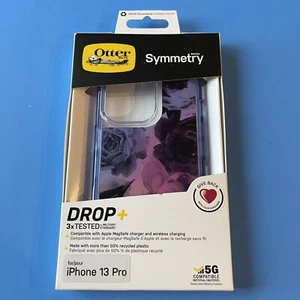 Otterbox Symmetry Series Case for Apple iPhone 13 Pro - PURPLE / INDIGO ROSES - Photo 1 sur 4