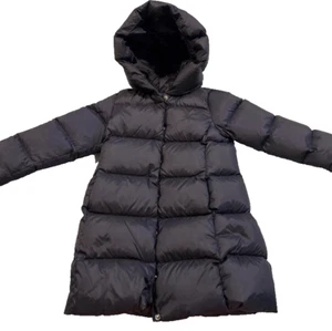 Polo Ralph Lauren Duck Down Puffer Hoodie Youth Kids 6 Years Jacket Navy Blue - Picture 1 of 19