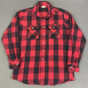 Camisa de franela vintage Five Brothers para hombre grande alta roja búfalo a cuadros EE. UU. - Imagen 1 de 10