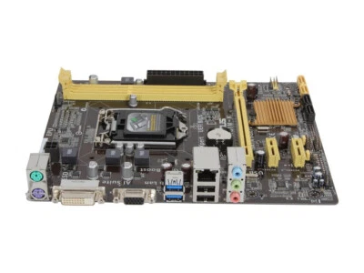 ASUS H81M-K Intel H81 LGA 1150 SATA 6Gb/s USB 3.1  uATX Motherboard - Image 1 of 3