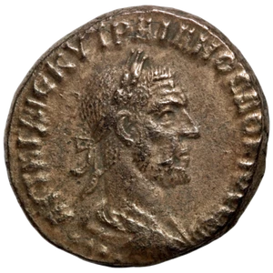 Syria, Antioch Trajan Decius AD 249-251 BI Tetradrachm Ancients (XF-NGC) - Picture 1 of 4