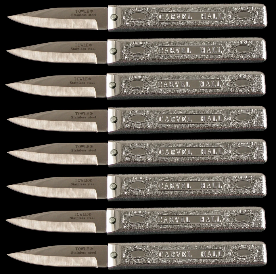 Carvel Hall Crab Knife - Set of 8 - New Stock - Steamed Crabs Picking - Paring - Image 1 of 1