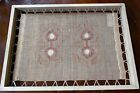 Ręcznie tkane fińskie przezroczyste kaski tekstylne z połowy wieku Vuorelma Oy XX402