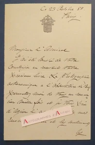 ● L.A.S 1888 Baron de BROCHETTI à l'Amiral Mouchez - Photographie astronomique - Picture 1 of 2