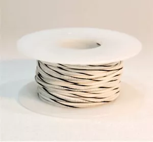 Cable de conexión primario automotriz GXL 20 AWG BLANCO con rayas negras ~ 40 pies ¡NUEVO! - Imagen 1 de 1