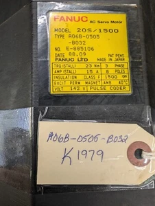 K1979 A06B-0505-B032  FANUC  MOTOR - Picture 1 of 3