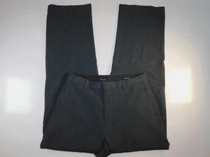 Calvin Klein Boys Gray Dress Pants Size 18 Flat Front 26x29" - Picture 1 of 5