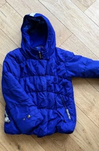 Obermeyer Girls' Ski Coat Blue/purple With Shimmer Size 8 - Picture 1 of 10