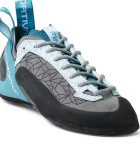 La Sportiva Womens Finale Rock Climbing Shoes Clay/Topaz Size US 6.5 EU 37.5 - Picture 1 of 9