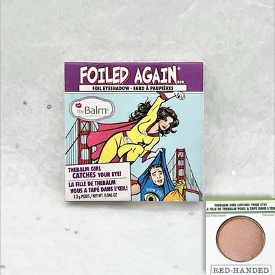 Sombra de ojos theBalm The Balm Cosmetics Foiled Again en ROJO MANOS 1,3 g tamaño de viaje Foto 1 de 4