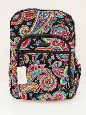 Vera Bradley Parisian Paisley Campus Backpack School Work Travel NWT - Image 1 of 4