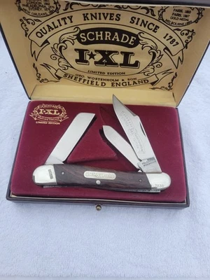 IXL Schrade Big Whittler 1980 mango de palo de rosa Schrade Wostenholm edición limitada nuevo en caja  Foto 1 de 4