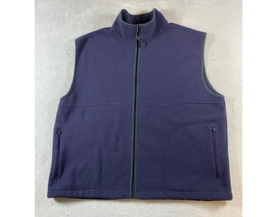 Old Navy Mens Fleece Vest Purple Zip Up Pockets Size XL - Image 1 of 4