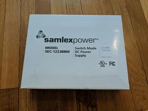 Samlex SEC-1223BBM Desktop Zasilacz impulsowy 13,8 Vdc Obwód do tworzenia kopii zapasowych - Zdjęcie 1 z 5