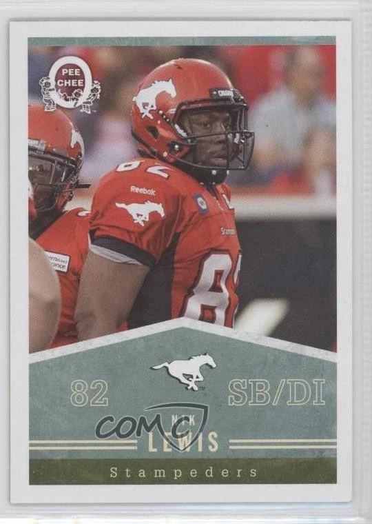 2014 Upper Deck CFL O-Pee-Chee Retro Blank Back Nik Lewis #11 - Image 1 of 2