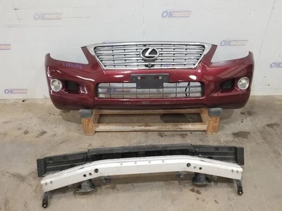 08 2008 LEXUS LX570 FRONT BUMPER ASSEMBLY MAROON WITH GRILLES - Image 1 of 4