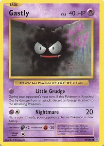 Gastly Common XY - Evolutions 47/108 LP Normal - Picture 1 of 2