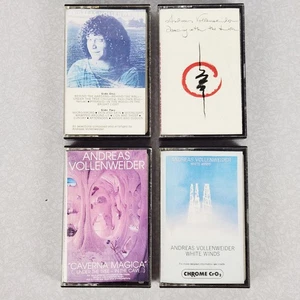 Andreas Vollenweider Cassette Tapes White Winds Dancing with the Lion Caverna Ma - Picture 1 of 10